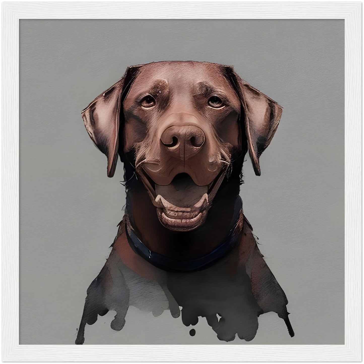 Framed Pet Portrait - Watercolor Pet Portrait