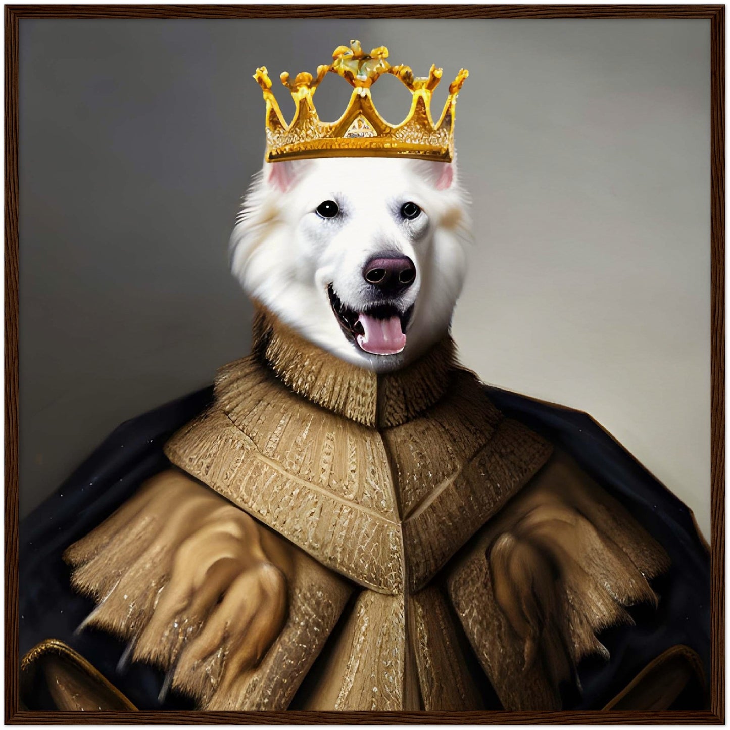 Framed Pet Portrait - Royal Pet Portrait