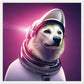 Framed Pet Portrait - Astronaut Pet Portrait