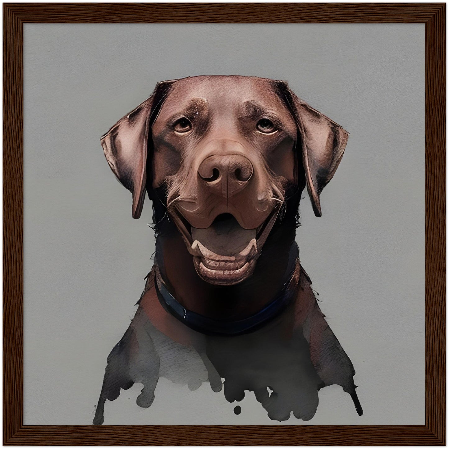 Framed Pet Portrait - Watercolor Pet Portrait