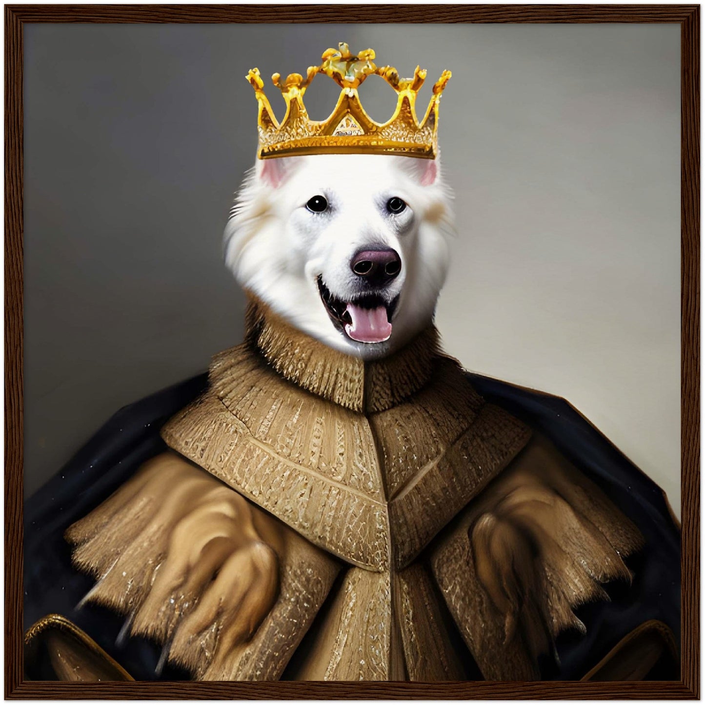 Framed Pet Portrait - Royal Pet Portrait